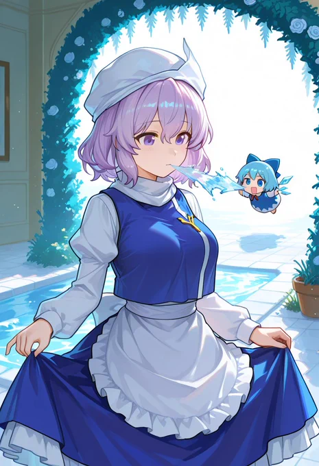 レティとチルノ