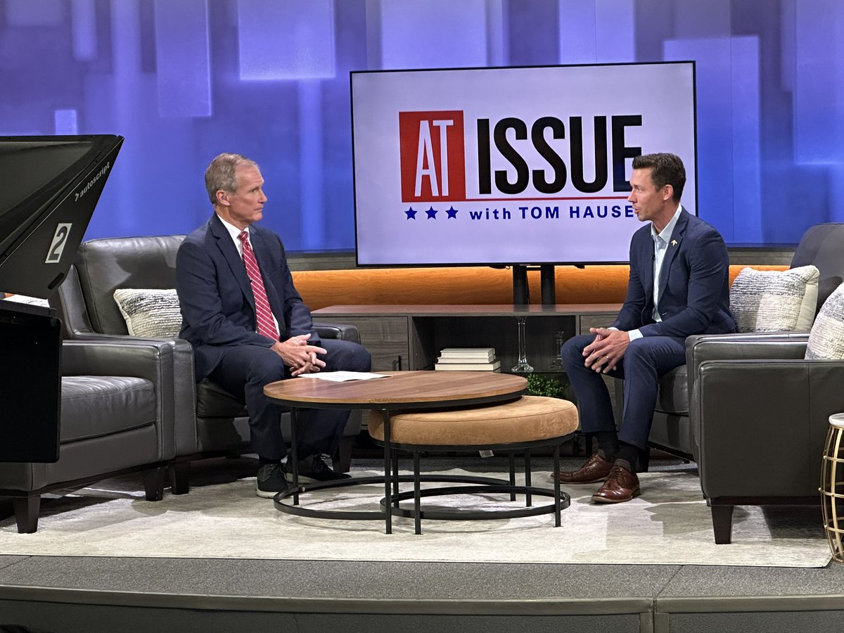 Talking politics this morning on “At Issue” with <a href="/thauserkstp/">Tom Hauser</a> — <a href="/EmberRJ/">Ember ReichgottJunge</a> and I discuss topics incl the fed govt shutdown &amp; MN’s special session standoff. On <a href="/KSTP/">KSTP</a> at 10am. Also: Tom interviews MN-2 GOP candidate <a href="/KistnerCongress/">Tyler Kistner for Congress</a>. #mnpolitics #mnleg