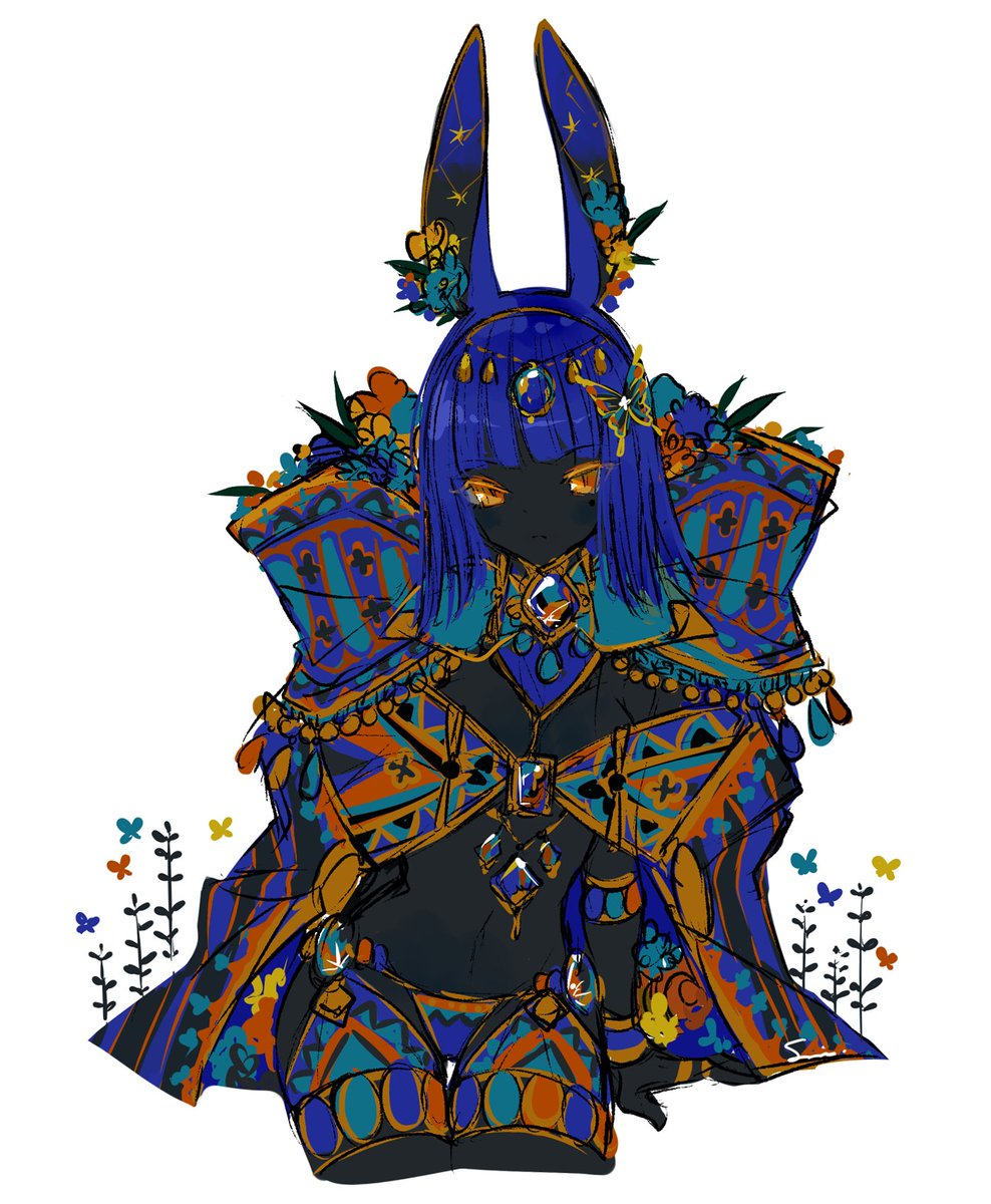 「褐色黒肌の創作っ子見返していた 皆可愛いな…?」|すみすのイラスト