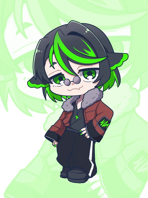 【WORK】 この度、実名さん( )のSDイラストを描かせていただきました! かわいい差分も沢山あるのでぜひ実名さんのYoutubeでチェックしてみてくださいね!!