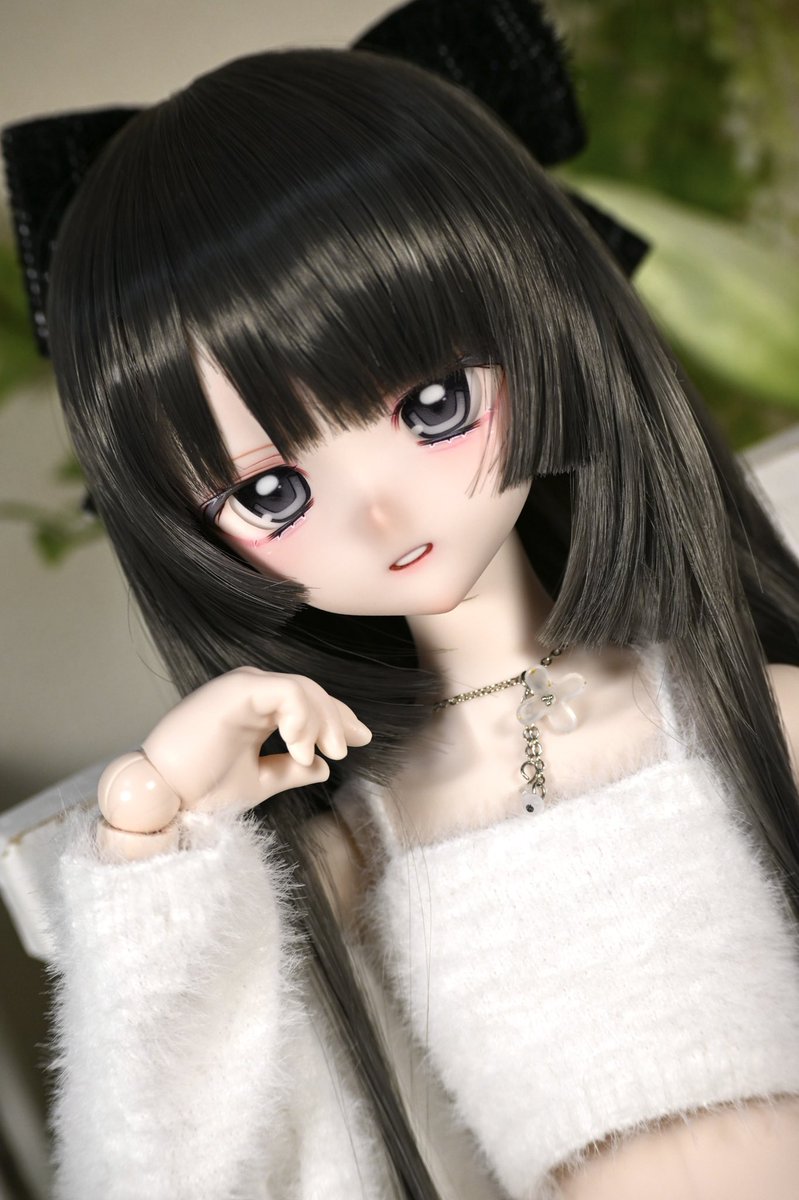 Ope_DOLL's tweet image. 次おうち探しする10番ちゃんです❕🩶

口内パーツが2種類「舌出し」「歯」 付きます！
アイライン部分はグレーになっていて、大人っぽさ漂う子になりました🥂

歯が見える方は少し怒っている雰囲気にも見えて、表情の見え方が人によって違いそうですね💬

 #おぺちゃんこ