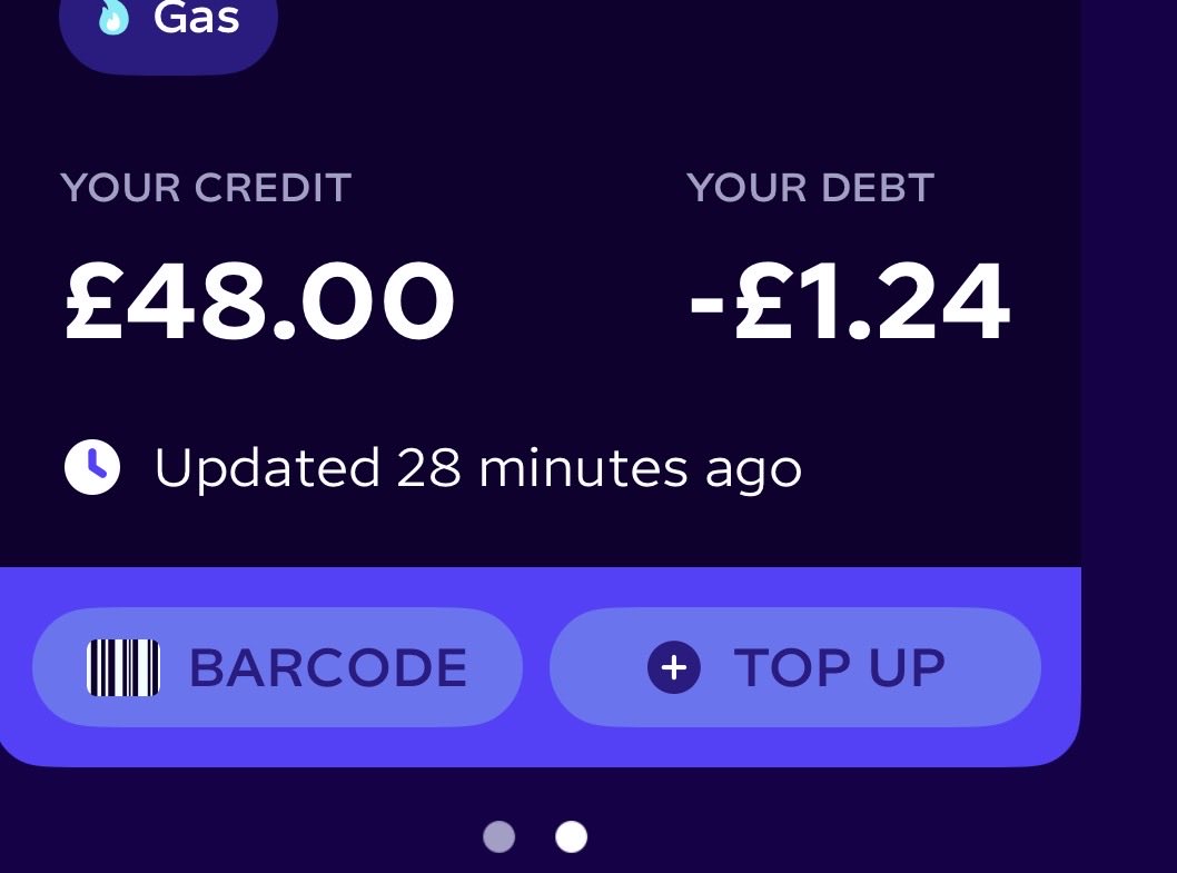 MatthewWard1992's tweet photo. @OctopusEnergy Hello I have recently changed over to PAYG for the past couple of days I noticed I got -£1.24 both gas and electric are in credit? https://t.co/Lub3W7fKAN