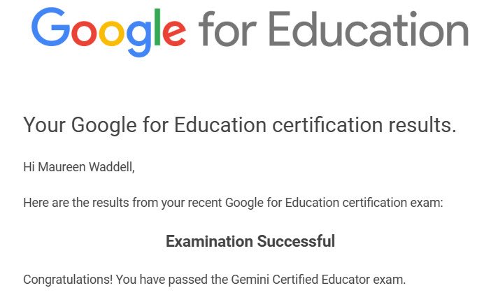 MrsWaddell38's tweet image. A wee productive Sunday morning with the #GoogleEducator exams for Gemini Educator and re-certification of my Level 1 Educator. #PRD #Alwayslearning #GoogleForEducation #ICTinSchool @GoogleForEdu @kmac_scot #itsslc