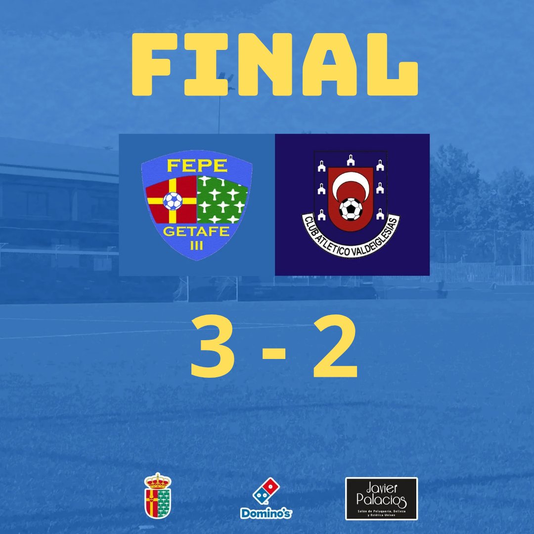 Fepe Getafe III (@fepe_getafe3) on Twitter photo FEPE LIVE 🔵
⏰ FINAL
Tres puntos muy trabajados hasta el último minuto.
Este equipo se permite soñar.
Juvenil A 3-2 <a href="/ATVALDE/">AT Valdeiglesias</a>
#EnamoradosDelFEPE💙 FEPE LIVE 🔵
⏰ FINAL
Tres puntos muy trabajados hasta el último minuto.
Este equipo se permite soñar.
Juvenil A 3-2 <a href="/ATVALDE/">AT Valdeiglesias</a>
#EnamoradosDelFEPE💙