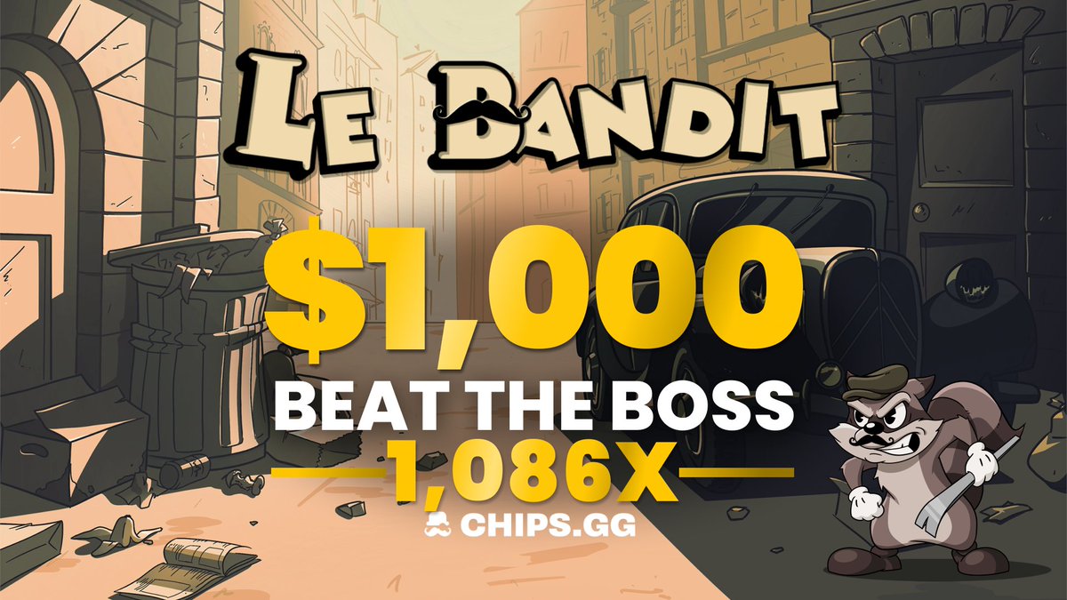Le Bandit hit 1,086x on Beat the Boss 💰

Think you can out-spin the boss this week? 👀 (Chips ID)