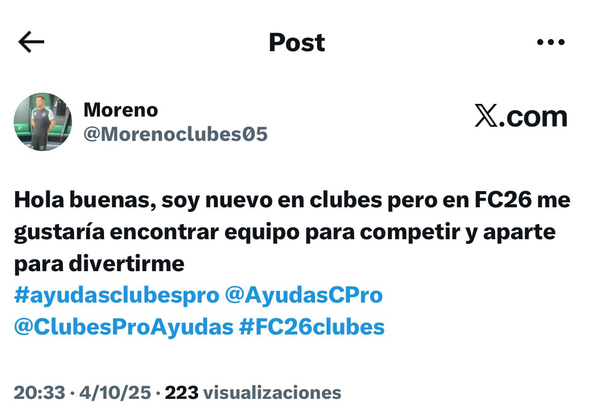 Moreno tweet media