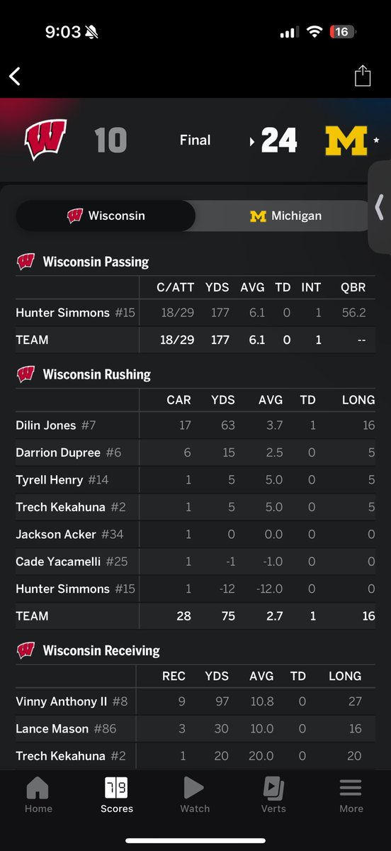 eleetebets's tweet photo. Losing a play because another QB started (and threw the INT) but got hurt so your QB got in for one snap is new. https://t.co/fpLDc34zXI