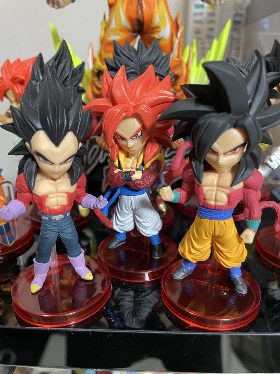今日ガラパゴスさんでゲットしてきました！！
やっぱGTのサイヤ人4が好き😊
まだ置き場ないから、スペース開けたらもっと綺麗に並べようかな🤩
#1014Galapagos