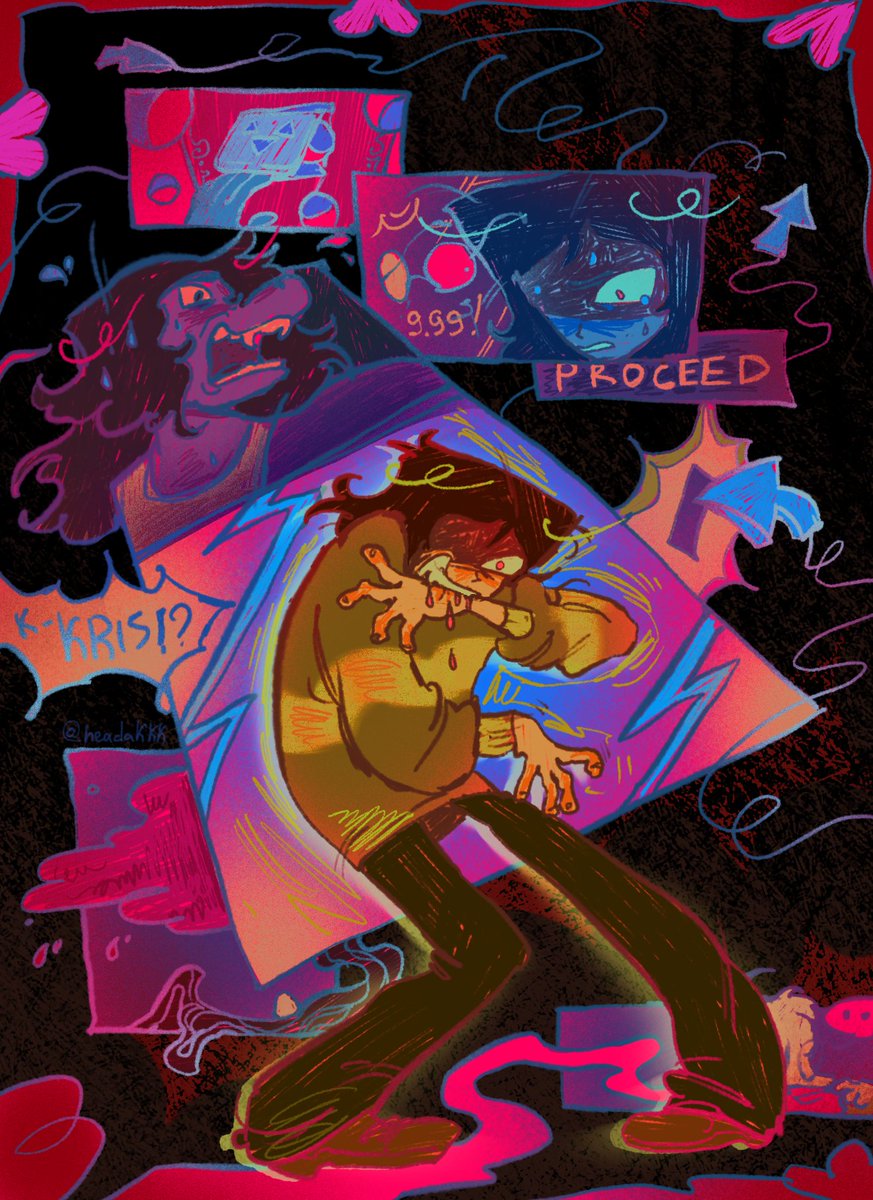 headakkk's tweet photo. Bad thoughts give me bad dreams
And my bad dreams make me get up and walk

#DELTARUNE https://t.co/36Ruldayd8