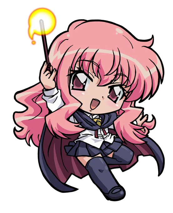 ゼロの魔法使いさん リサイクル絵 #ゼロの使い魔 #超ヒロイン戦記