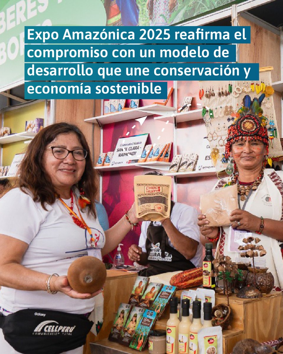 ProgramaBosques's tweet image. 📣#NotaDePrensa
🌿 @MinamPeru : Programa BOSQUES impulsa valor agregado en castaña, cacao, café, miel y turismo 🍫☕🍯🌰
👉🏻 Lee la nota completa aquí: gob.pe/institucion/bo…
#ExpoAmazónica2025 #ProgramaBosques #15AñosPorLosBosques