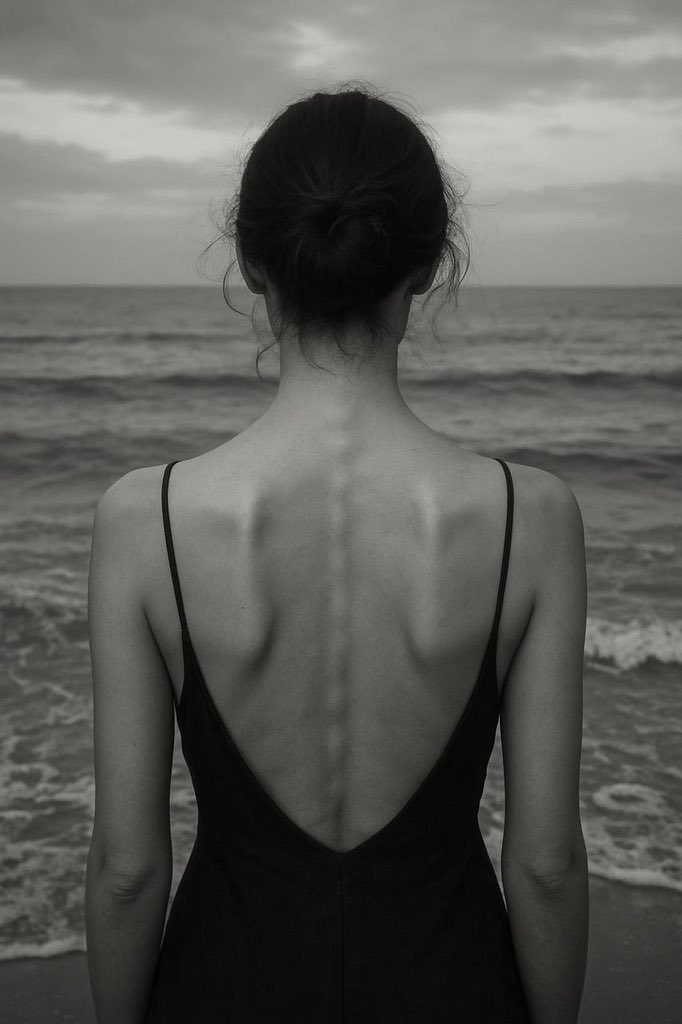 I honestly believe that when I mention in the collection that some of my works are AI especially from this female figure, you can easily tell that the spine isn’t in a natural position. I know all my dear collectors understood that. If anyone happened to miss it, I’m really sorry