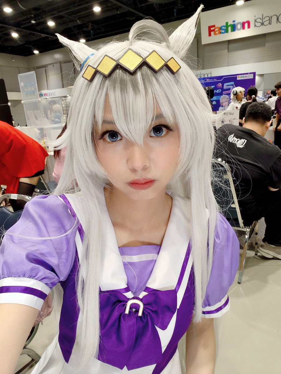 เมื่อวาน ขอบคุณทุกคนที่มาหาที่บูทนะคะ 
ไว้งานหน้าเจอกัลอีกน้า งานไหนเดี๋ยวมาแจ้งค่า

#oguricap  #UmaMusume  #cosplay #cosplayth