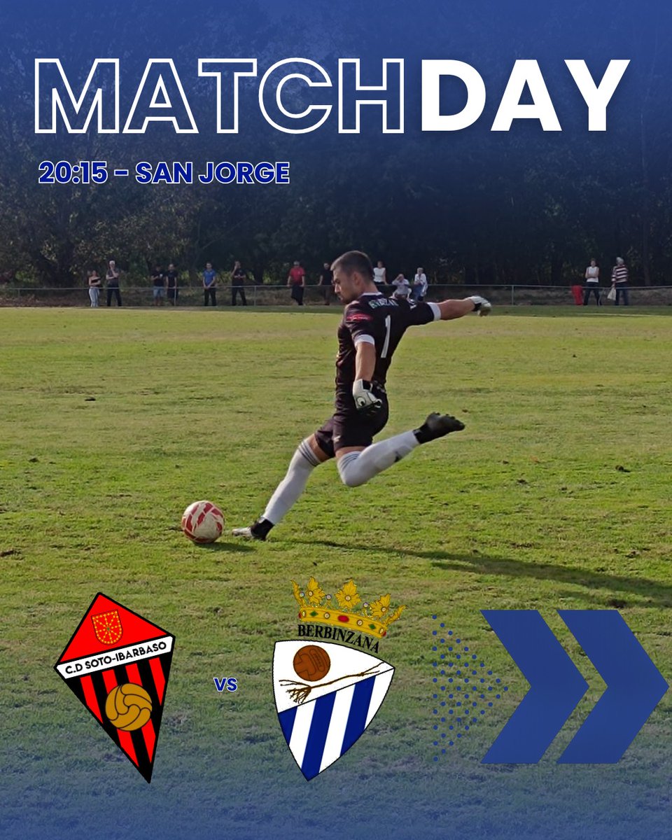 ⚔️ DÍA DE PARTIDO

Partido importante esta noche en San Jorge. Todos juntos a por el objetivo, ¡vamos, equipo! 🙌🏻⚽

🆚 <a href="/CIbarbaso/">CD SOTO IBARBASO</a>
🏟️ San Jorge
🕚 20:15h

¡Aúpa Injerto! 💙🖤

#SotoIbarbasoInjerto