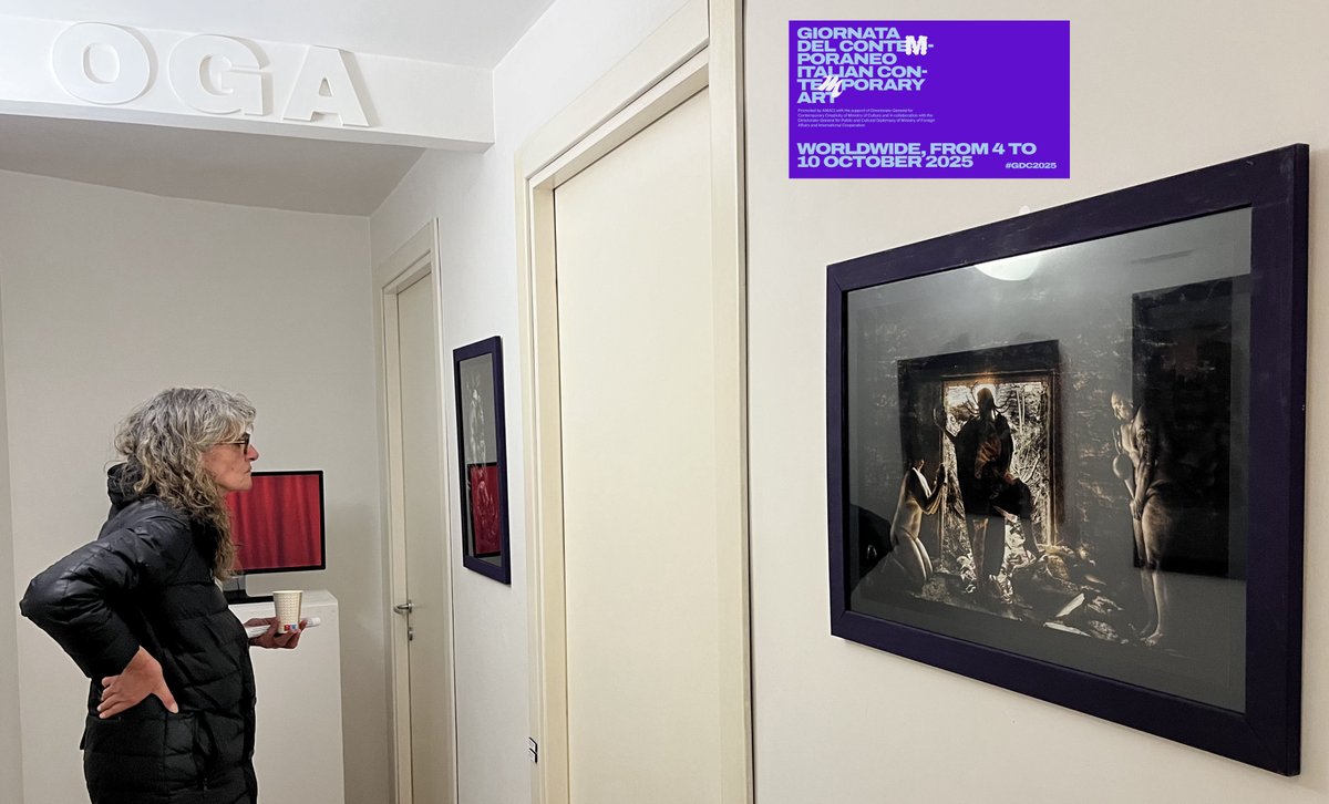 Alcune immagini dal #finissage della mostra 'Doppia' Michael Knoten / <a href="/WGermondari/">Werther Germondari</a> + #GiornataDelContemporaneo #GDC2025 #GDC <a href="/AMACI_musei/">AMACI</a>