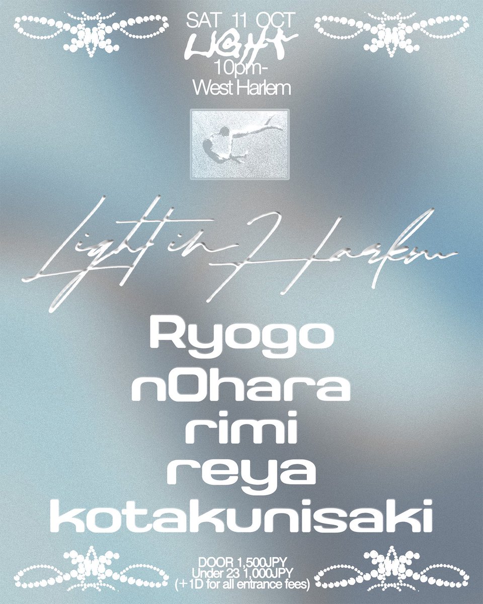 Tonight♪

SUN 5 OCT.
【36.5C°】
House,Disco,Raregroove,Downtempo and more good music
8PM OPEN
1st Drink 1,000JPY

DJ:
Makoto Ono
NOBU from Outer Space
Hayase
Sota