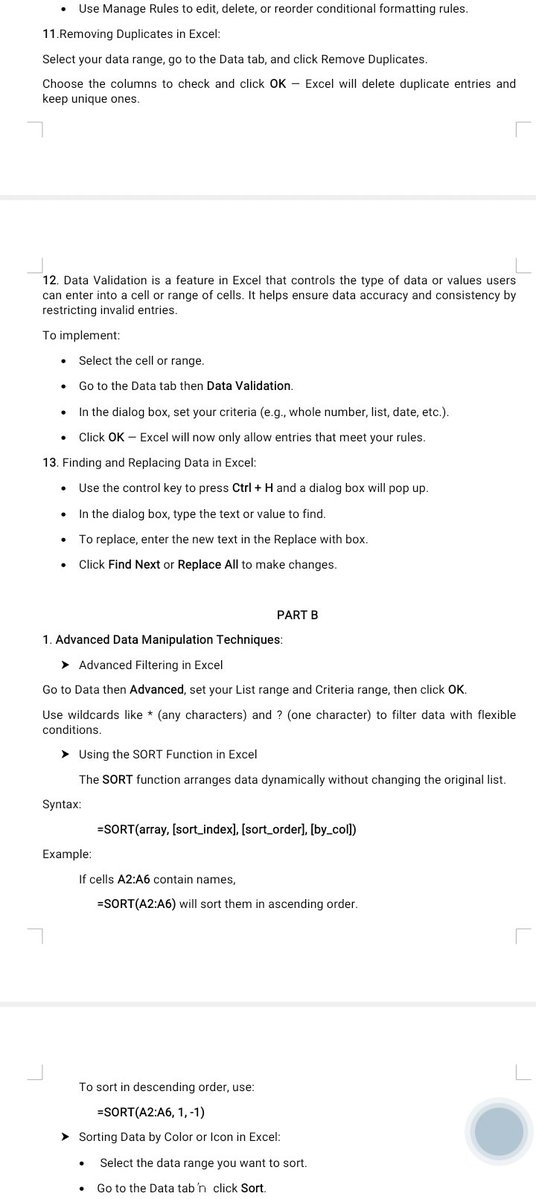Sigma_809's tweet image. Just completed my assignment on Introduction to Excel and Excel Formulas &amp;amp; Functions under the #PercorsoTech program!

It’s exciting learning how Excel simplifies data analysis and makes calculations faster and smarter. 
@PercorsoTech @ProsperoApril @PamellaIshiwu
#DataAnalytics