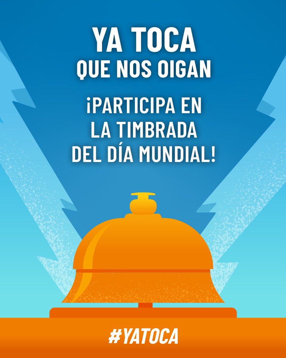 AspaceVall's tweet photo. 📣 Mañana, #DiaMundialParalisisCerebral, salimos a la calle para que se nos escuche.
🔔 Únete a la timbrada: lunes 6 de octubre, 11:30h, Plaza Mayor de Valladolid.
#YaToca sumar fuerzas por los derechos de las personas con grandes necesidades de apoyo.

#SomosASPACE #discapacidad https://t.co/UkSOTO9nvG