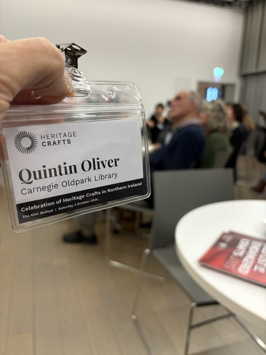 Fascinating round up of heritage skills, techniques and people at <a href="/TheMACBelfast/">The MAC</a> by <a href="/heritagecrafts/">Heritage Crafts</a> last night
