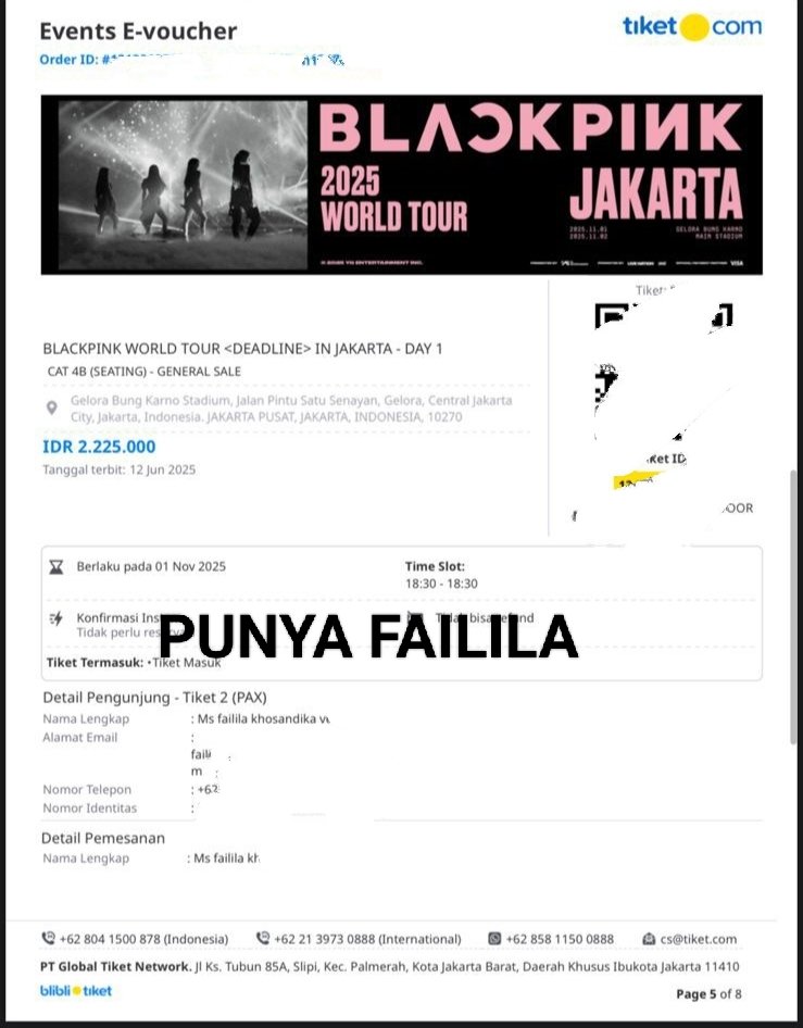 raantii's tweet photo. ❗️please help rt❗️
WANT TO SELL (WTS)

BLACKPINK WORLD TOUR JAKARTA 2025 DAY1 CAT 4B Gensale 2Tix, diusahakan langsung beli 2 ya🙏🏻 (duduk bersebelahan)

Dijual karena mau nikah dan harus dipingit😭

Bisa COD dan DP dulu

dm buat tanya-tanya, insya allah gak scam ya guys. #WTs https://t.co/gYsRnQt4DK