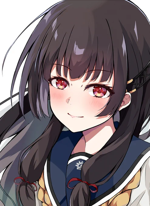 磯風。七輪と炭を用意しろ、今年の秋刀魚はカタが良いぞ! #艦これ