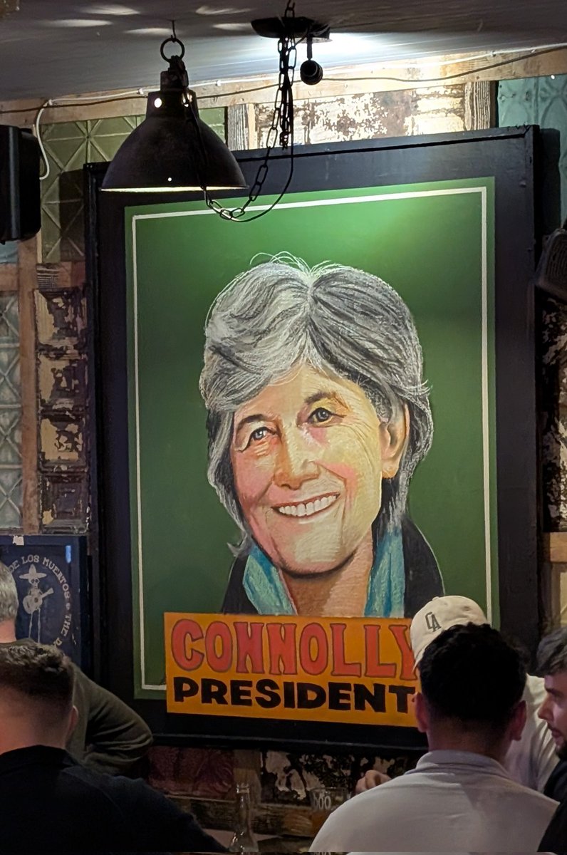 McGinn's in Galway, no messing... #catherineconnolly