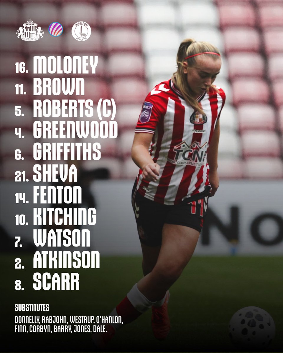 SAFCWomen's tweet photo. 👊 Your Lasses to face Charlton Athletic.
#SUNCHA https://t.co/IpYjuQvUqb