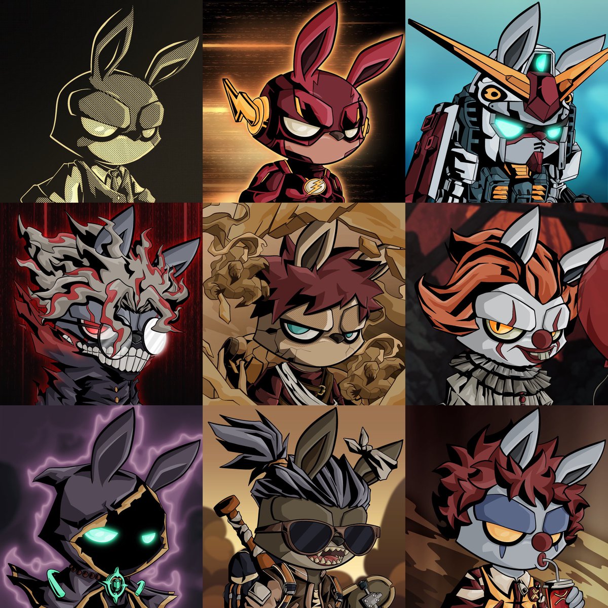 DiixArtwork's tweet image. XRabbitz Collection🚨✨
Now available at @xrpcafe
Don't miss out ‼️
- XRabbitz is a Collection of 1/1 PFPs
of Grumpy Rabbit Characters
with Various Themes
- Hold 5 - Get 1 Free Custom
- Price 6 XRP
xrp.cafe/collection/xra…
#XRP #NFT #BadRabbitz #XRabbitz
#XRPCommunity