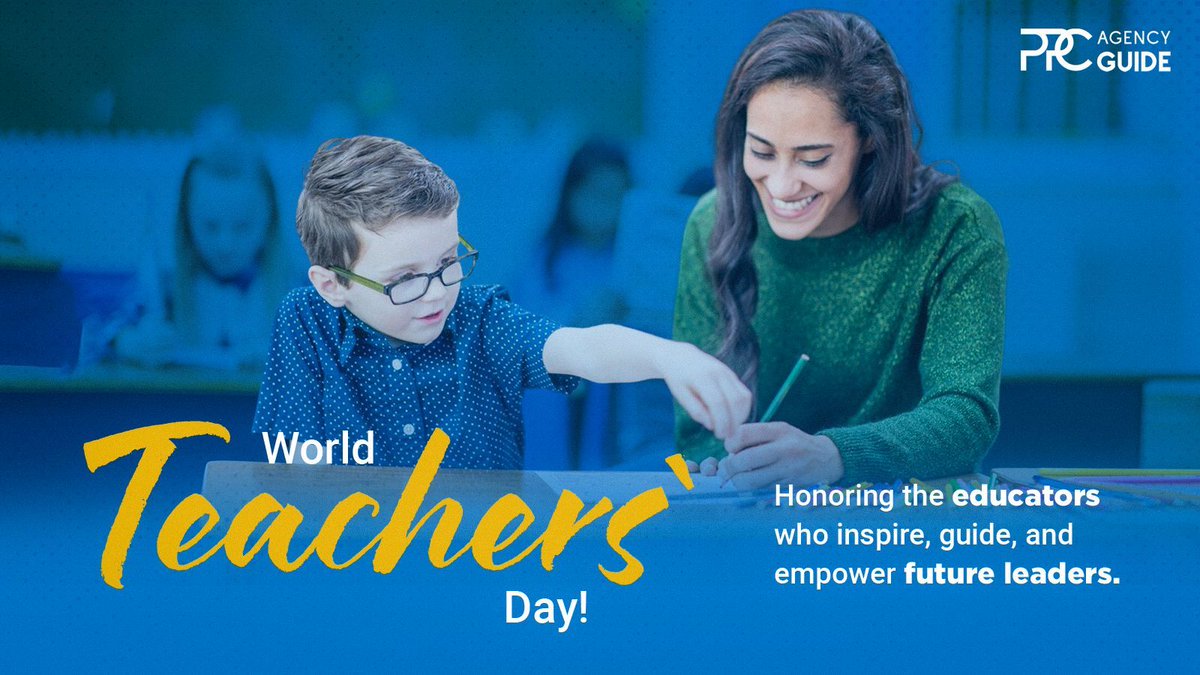 PPCAgencyGuide's tweet image. 🍎 Today, we celebrate the dedication and impact of teachers around the world. Thank you for your wisdom, patience, and inspiration that shapes tomorrow. 🌟
#WorldTeachersDay #CelebrateTeachers #Inspiration