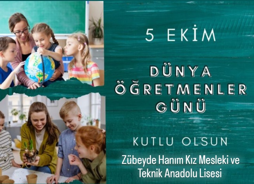 Topluma en çok dokunan ve toplumu en çok dokuyan kesim, ÖĞRETMENLERDİR. 

5 Ekim Dünya Öğretmenler Günü kutlu olsun. 

<a href="/sadoglu_salih/">Salih Sadoğlu</a> 
<a href="/cinarkaymakamlk/">T.C. Çınar Kaymakamlığı</a> 
<a href="/ysf_gzl_/">YUSUF GÜZEL</a> 
@cinar21mem
