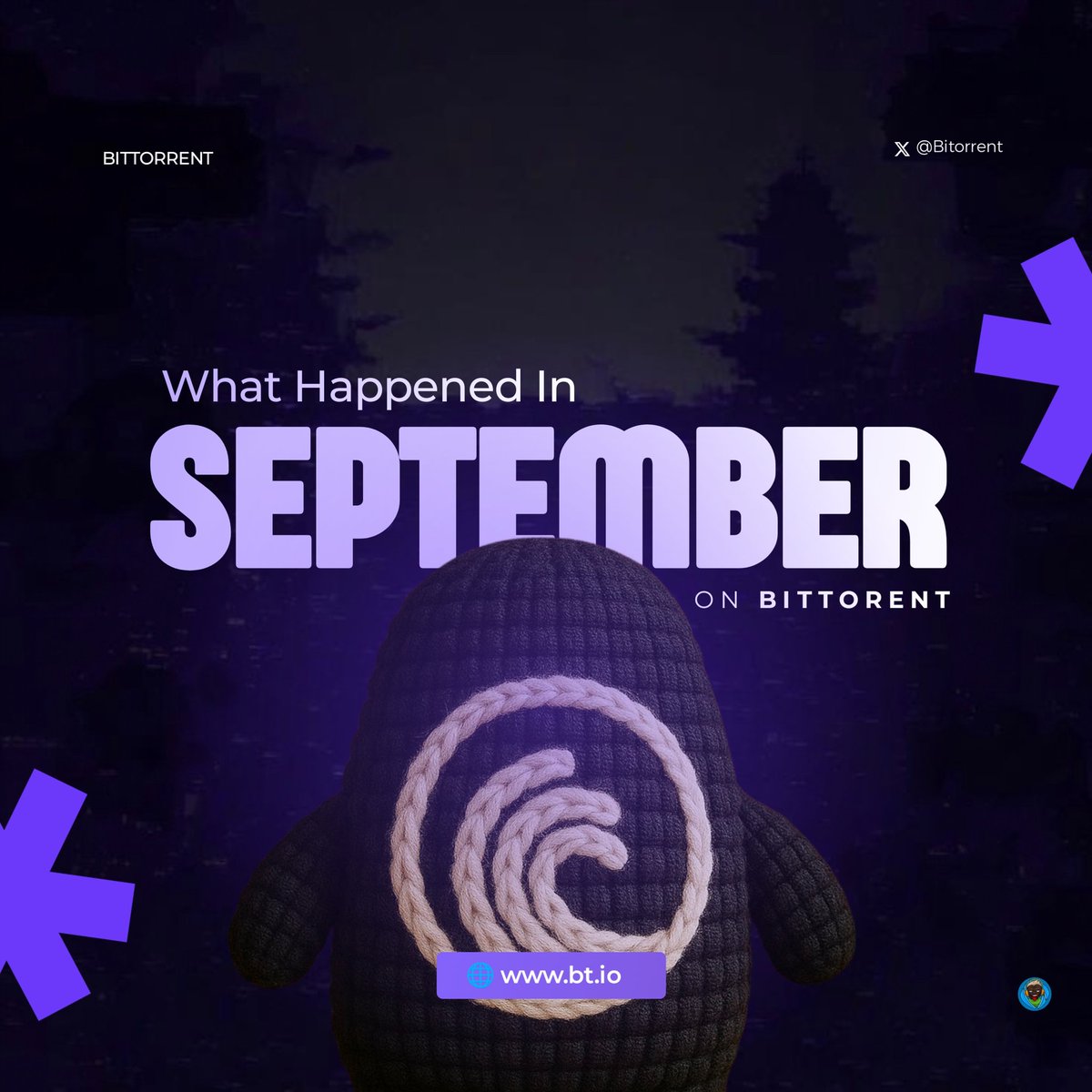 0xtega_'s tweet image. If you blinked, you probably missed what @BitTorrent did this September.

From Binance wallet staking to scaling, listings to live events BitTorrent went full throttle all month long.

Here’s everything that happened 🧵👇
@justinsuntron #BTT #TRONEcoStar
