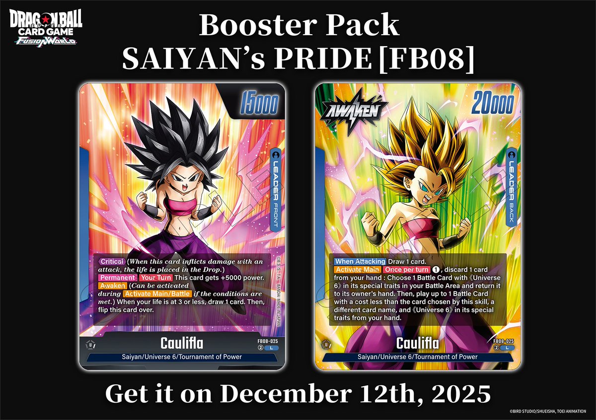 Dragon Ball Super Card Fusion World tweet media