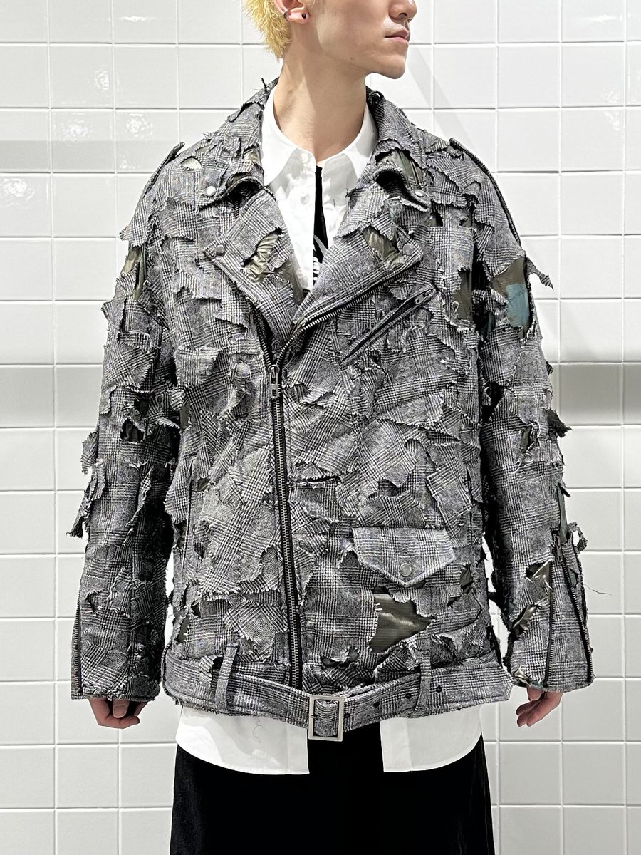 ground y オーバーサイズレイヤードジャケット Ground Y AW 23-24 | Yohji Yamamoto (ヨウジヤマモト) Official