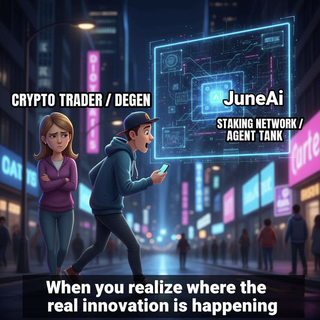 NextGenAI_0's tweet image. Every crypto trader right now: &quot;Sorry, old tools. I found JuneAi.&quot; 🤷‍♂️
The attention is shifting to the AI assistant that actually helps you win.
#JuneAi #AIAssistant #CryptoTrading #Web3