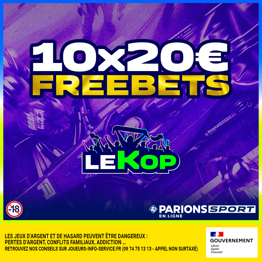 🔥 Rejoins notre Canal Insta pour tenter de remporter des freebets à l'occasion du GP de Singapour

10x20€ à gagner ici 👉 bit.ly/4fm7fgX

🔥 5x10€ pour celles et ceux qui RT avec #FreebetParionsSport + Follow 🤝 
🗓️ TAS le 06/10
📃 Règlement : bit.ly/45Ljuky