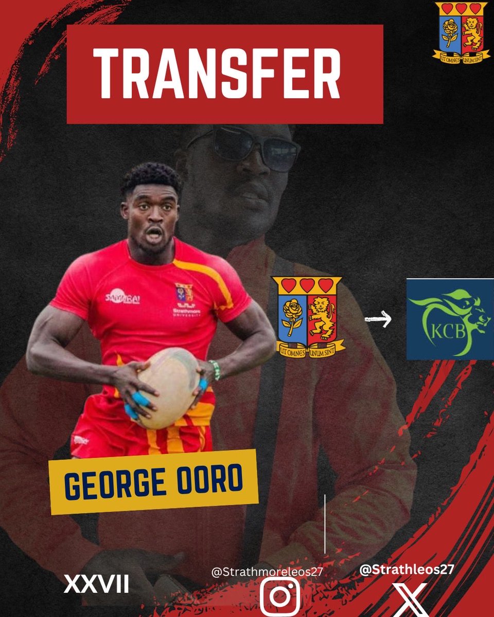 strathleos27's tweet photo. Thank you, George Ooro. 🦁

MVP. Shujaa call-up. Leader. Competitor.
You’ve left your mark in the Leos Kit.
All the best as you take on your next chapter with KCB RFC.

Once a Leo, always a Leo.

#XXVII 👊🏾👊🏾 https://t.co/7b5CWX5YtL