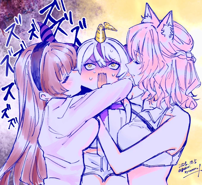 50分ツッコミ続け、再び伝説を生み出したラプちゃん #laplus_artdesu