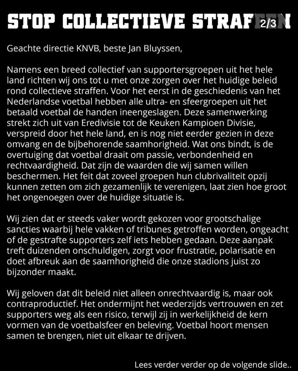 VRIJHEID VOOR SUPPORTERS! tweet media
