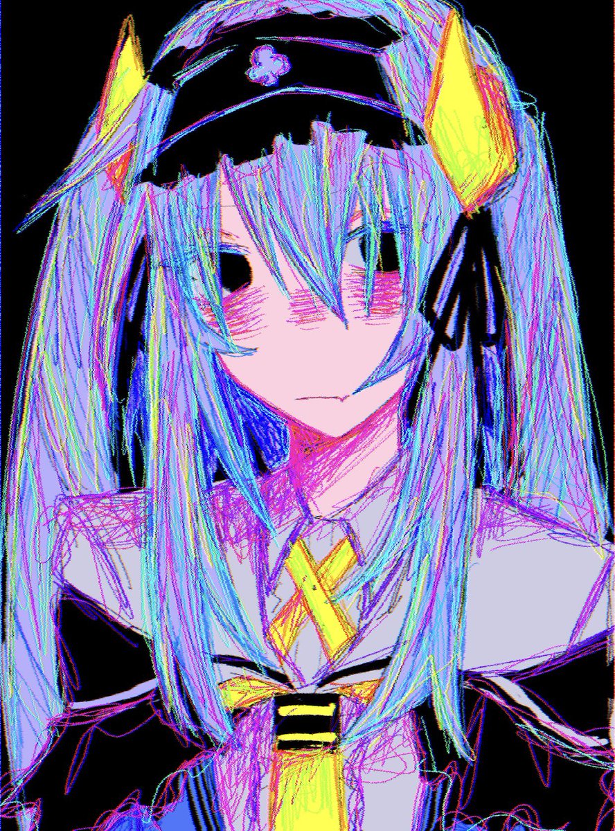 彩度高めでがしゃがしゃ描くの楽し~~~~~~😆😆😆😆