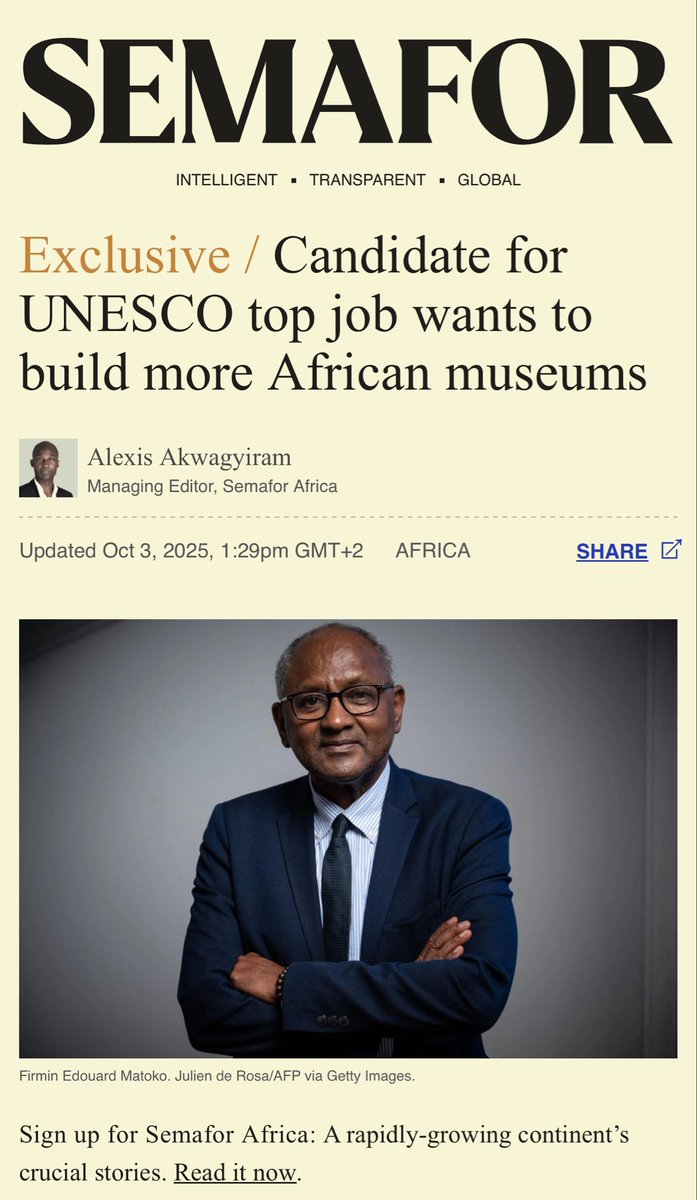 Firmin Edouard Matoko tweet media