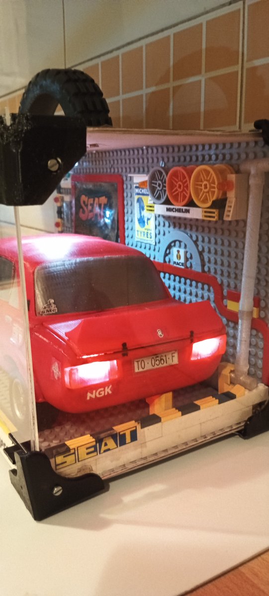 Seat 124 impresión 3d combinado Diorama Lego