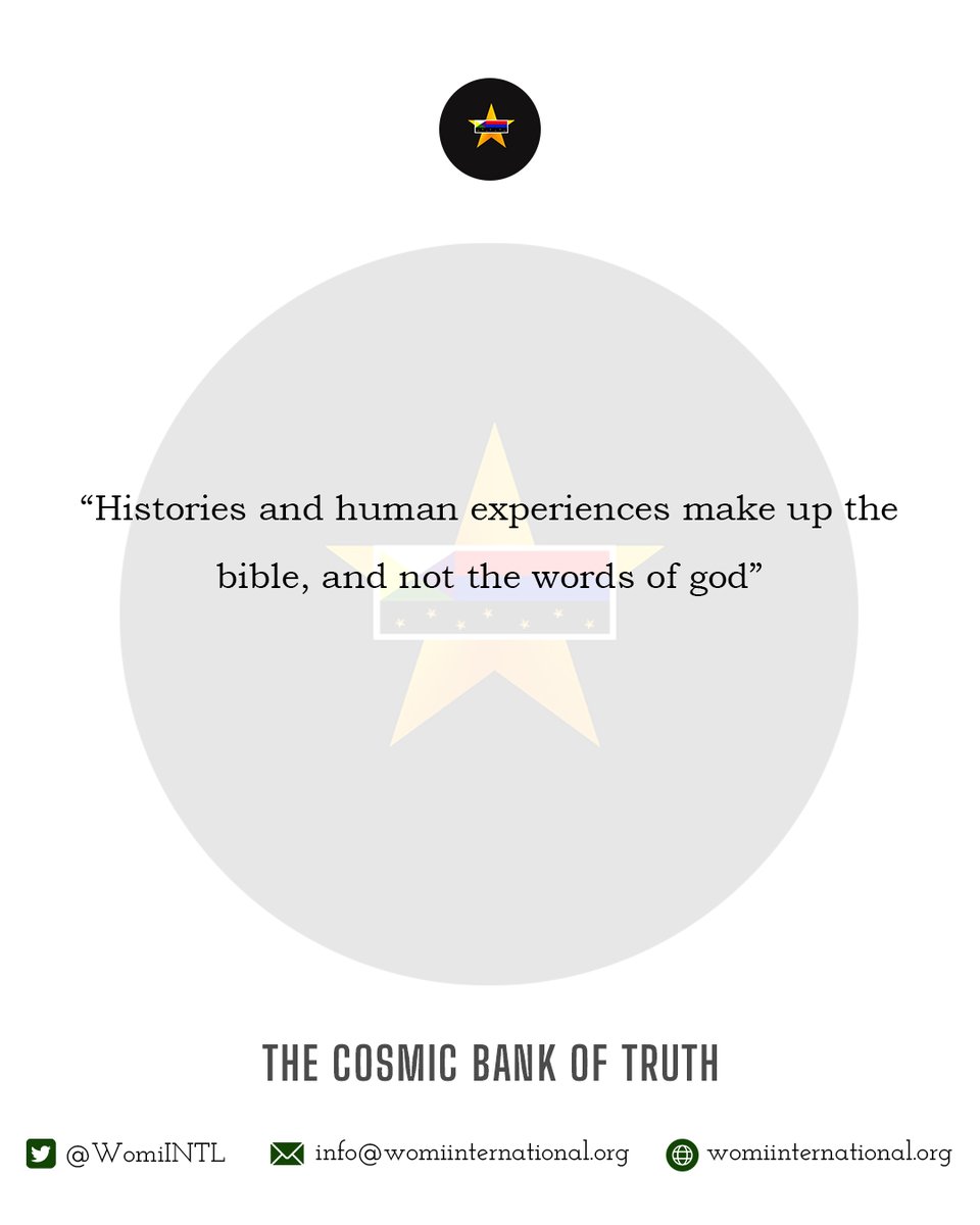 WomiINTL's tweet photo. 📩 - info@womiinternational.org
#CosmicBankofTruth #Ekemini #Womi https://t.co/2lcMDfymlc