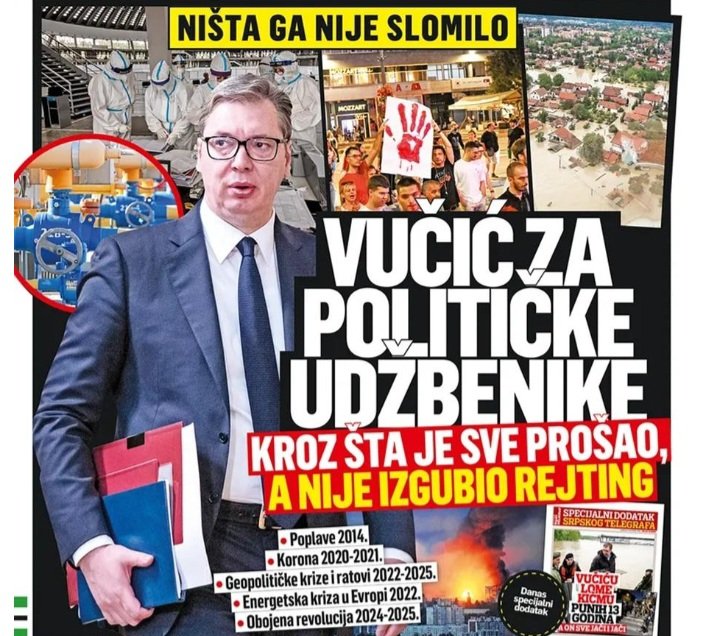 Kako će se u bliskoj budućnosti proučavati kako je ovo zlo vladalo Srbijom. Naravno, studenti medicine će posebno proučavati kako je jedan psihopata vodio Srbiju