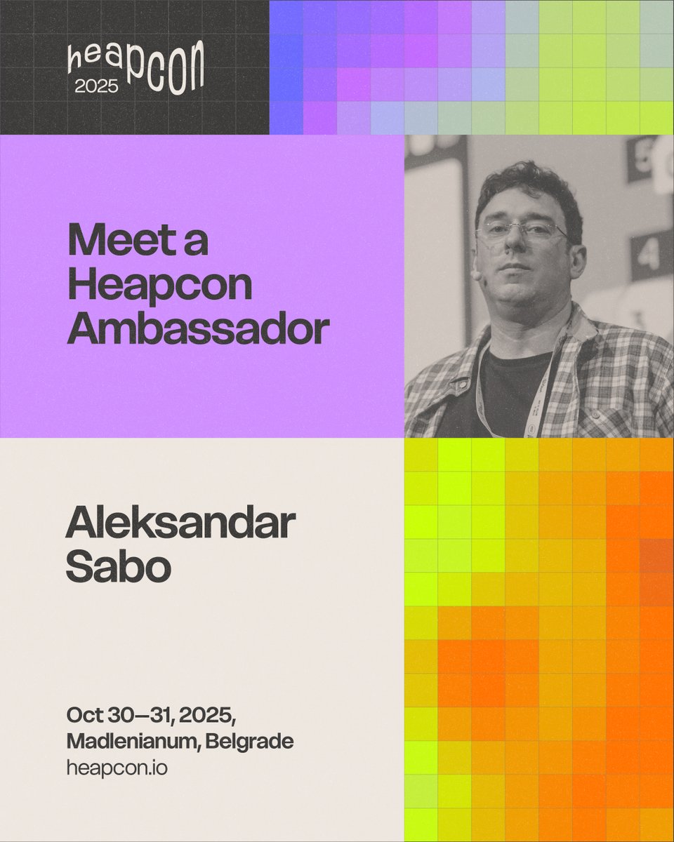 👋 Meet Aleksandar Sabo, our #Heapcon2025 Ambassador!

From speaker to ambassador, he’s all about building great software and even greater communities.

For him, Heapcon = reunions, new connections &amp; future ideas. 

#heapspace #techcommunity #conferencelife