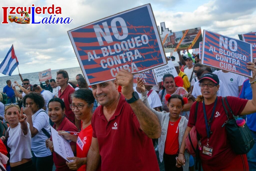 Izquierda Latina 💪 (@izquierdaunid15) on Twitter photo El bloqueo contra Cuba es criminal, inhumano y abusivo. Tiene el propósito cruel de privar al país de todo tipo de recursos, medicamentos, alimentos y  tecnologías. Desde #IzquierdaLatina seguiremos reclamando el fin de esa política imperial. #TumbaElBloqueo El bloqueo contra Cuba es criminal, inhumano y abusivo. Tiene el propósito cruel de privar al país de todo tipo de recursos, medicamentos, alimentos y  tecnologías. Desde #IzquierdaLatina seguiremos reclamando el fin de esa política imperial. #TumbaElBloqueo