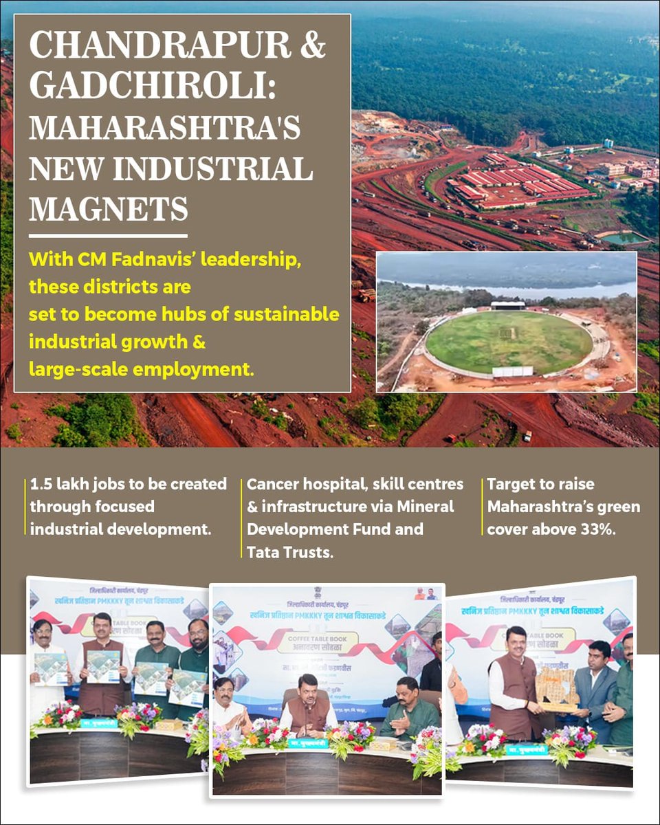 RealAvadhesh's tweet image. 1.5 लाख नई नौकरियां सृजित होंगी – बड़ा विज़न @Dev_Fadnavis जी का।