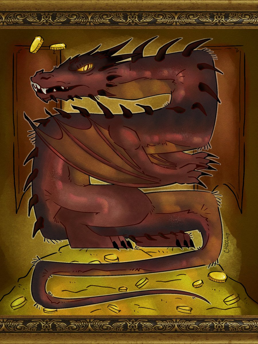 Smaug fanart👐
#lotr #smaug #hobbit