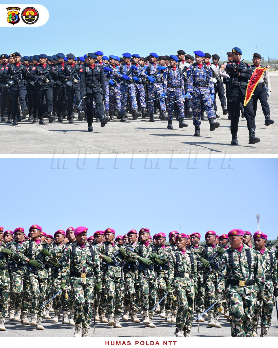humas_polda_ntt's tweet photo. Sobat Humas Polri
.
.
.
Sinergi dan Kebanggaan: Polda NTT Hadiri Upacara HUT TNI ke-80 di Lanud El Tari Kupang
#Poldantt
#Irjenrudidarmoko
#PolriuntukMasyarakat
#HUTTNIke80
#SinergiTNIPolri
#irwasdapoldantt
#SoliditasTNIPolri
#TNI80TahunMengabdi
#DirgahayuTNI2025 https://t.co/tYjBD5CeWk