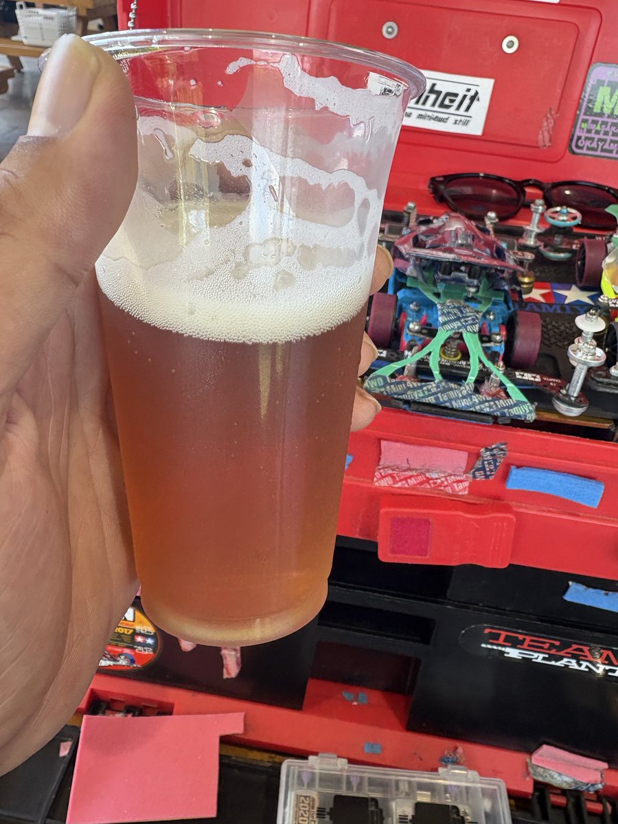 takefagi619's tweet photo. お疲れ様ヨンク！

本日はMRFGP2025に参加の為ドイツの森に✨

ポイント稼ぎ走行で、トーナメントには進出しましたが、そこまで🤣

だが楽しく1日過ごせましたとさ🤗

 #MRFGP2025 
#ドイツの森グランプリ 
 #クラフトビール200円 https://t.co/QsDnLzi22G