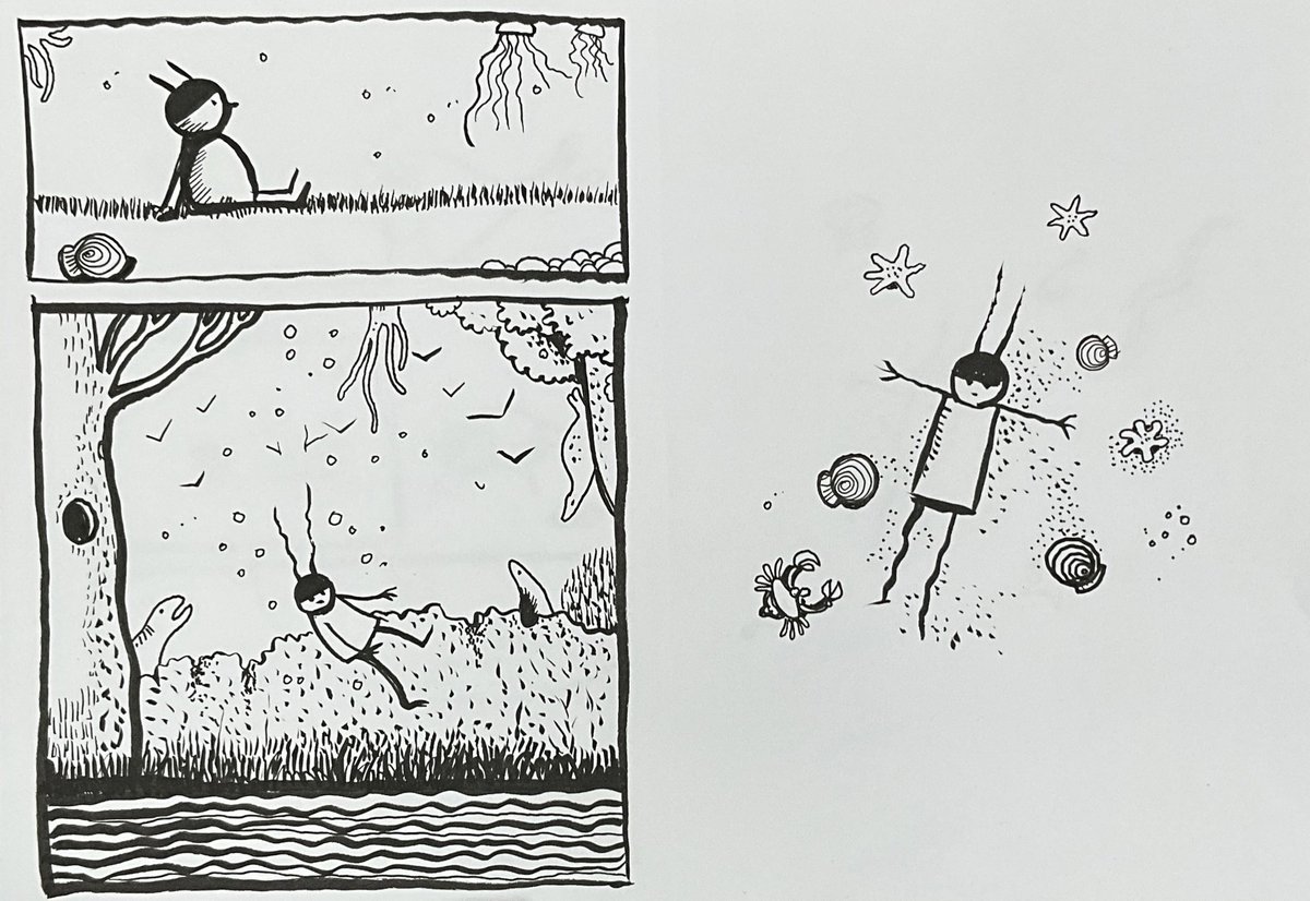 Esaholle's tweet photo. 24 tunnin #sarjakuva tapahtuma 20. Kerran kunnialla ohitse
Kiitos piirtäjälle ja vierailijoille #24HCD #sarjis #comics #Muhos https://t.co/MDP2INaETf